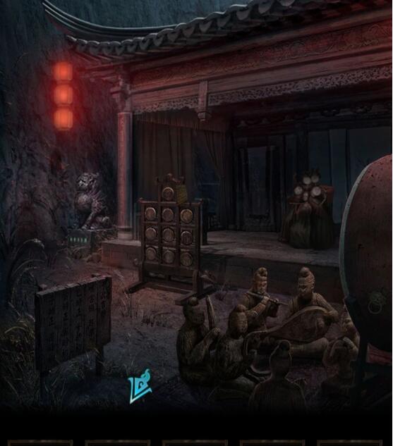 《紙嫁衣3鴛鴦債》石獅子旁石門(mén)打開(kāi)方法