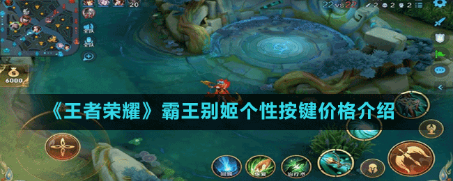 《王者榮耀》霸王別姬個性按鍵價格介紹