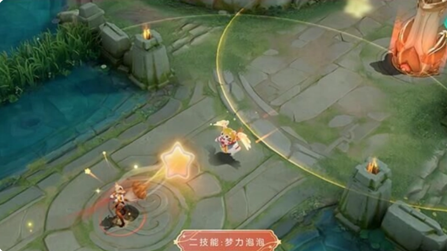 《王者榮耀》夢(mèng)奇新皮膚天降福星技能特效一覽