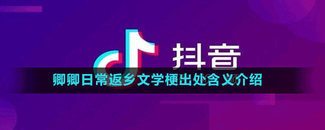 卿卿日常返鄉(xiāng)文學梗出處含義介紹