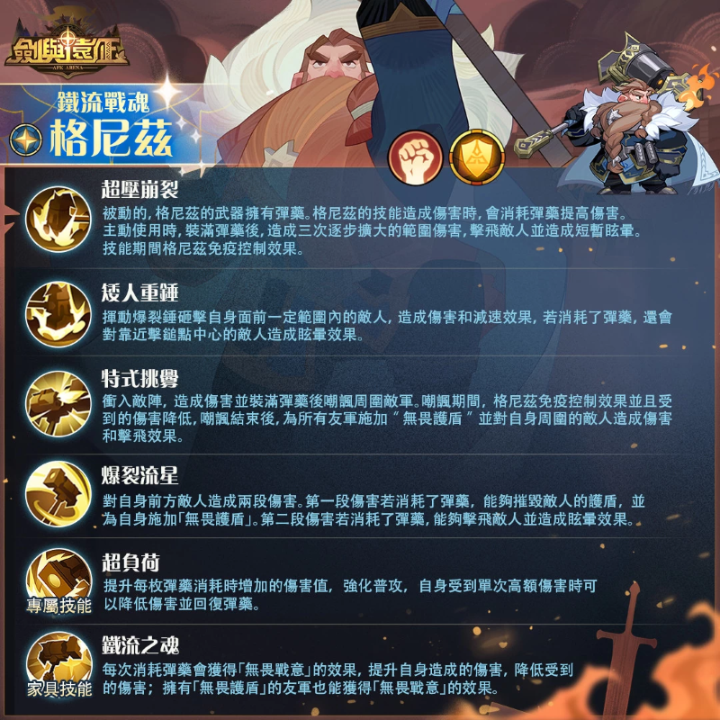 《劍與遠(yuǎn)征》全新英雄「鐵流戰(zhàn)魂 - 格尼茲」榮耀登場！并推出英雄自選福利活動