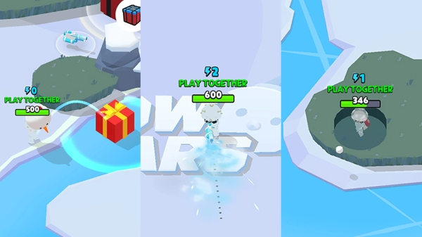 《天天玩樂園》推出新游戲「SnowWars.io」！在純白的雪地上來一場愉快雪仗