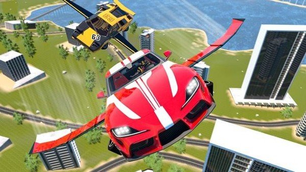 現(xiàn)代飛行汽車模擬器3D截圖(2)
