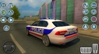 現(xiàn)代警車(chē)停車(chē)場(chǎng)3D截圖(1)