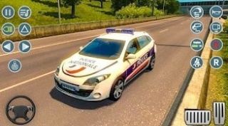 現(xiàn)代警車(chē)停車(chē)場(chǎng)3D截圖(2)