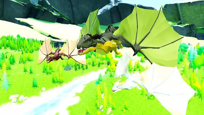 飛行火龍模擬器3D狩獵截圖(4)