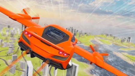 真正的運(yùn)動飛行汽車3d截圖(1)