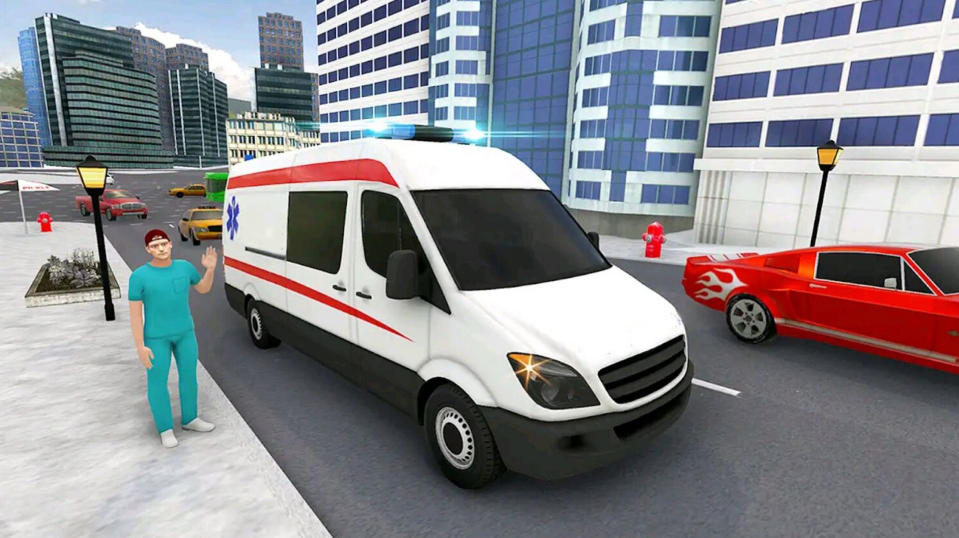 城市緊急救護(hù)車(chē)截圖(1)