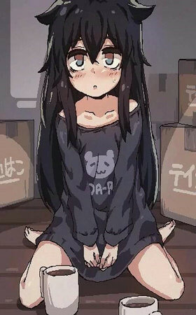 在陰暗的房間中和獨孤的女孩子截圖(1)