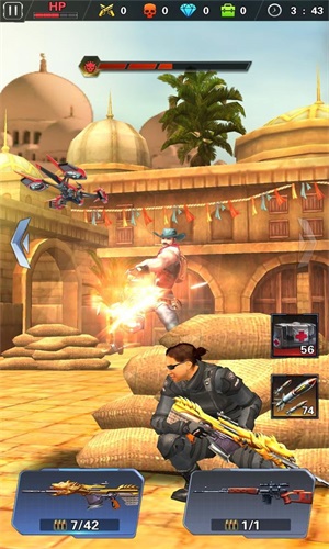 現(xiàn)代槍戰(zhàn)射擊3D截圖(4)