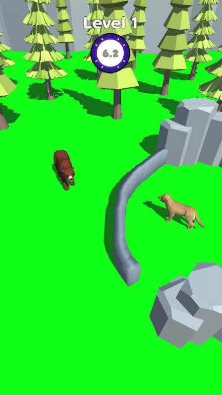 畫墻保護狗狗3D截圖(2)
