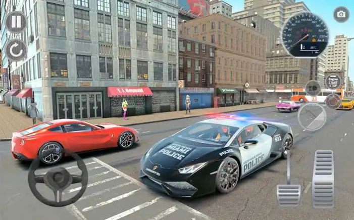 超級警車駕駛模擬器3D截圖(2)
