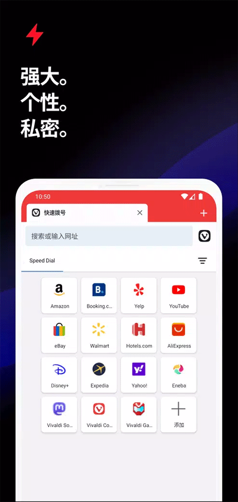 Vivaldi瀏覽器手機版截圖(1)