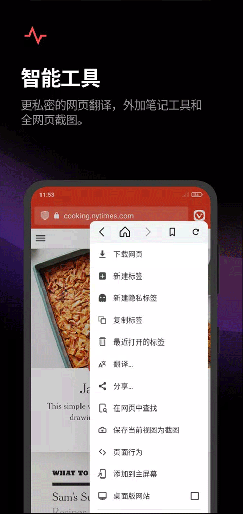 Vivaldi瀏覽器手機版截圖(2)