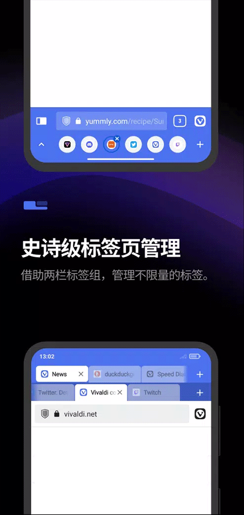 Vivaldi瀏覽器手機版截圖(3)