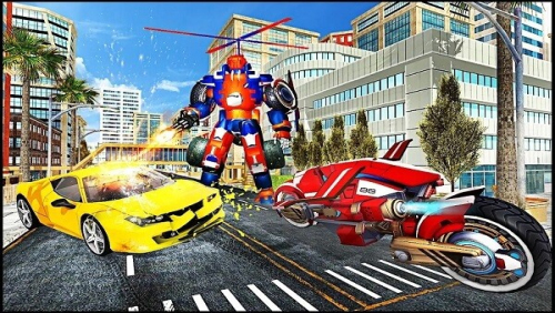 超級(jí)車變形機(jī)器人英雄截圖(1)