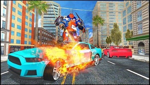 超級(jí)車變形機(jī)器人英雄截圖(3)