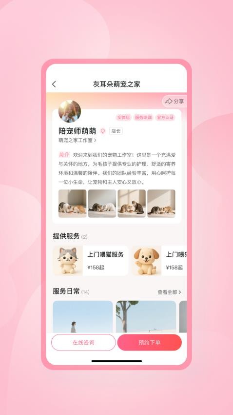灰耳朵陪寵截圖(4)