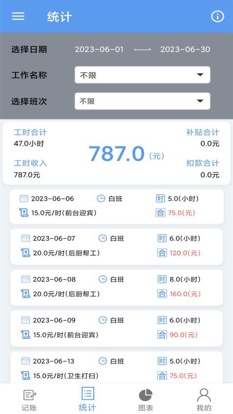 小時工記賬寶截圖(3)
