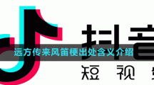 遠(yuǎn)方傳來風(fēng)笛梗出處含義介紹