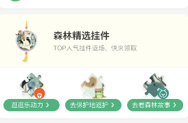 支付寶森林精選掛件領取方法介紹