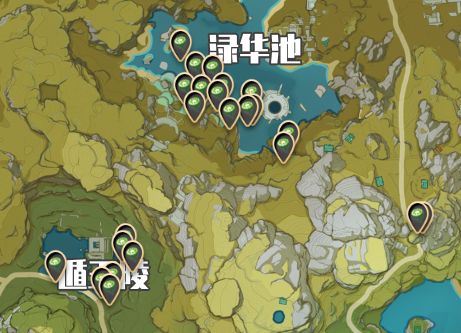 《原神》2022蓮蓬地圖采集點(diǎn)分享