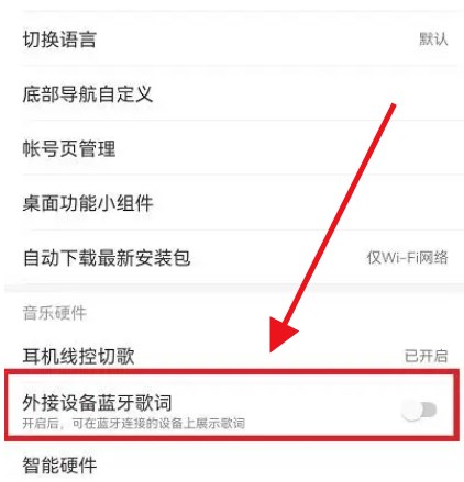 《網(wǎng)易云音樂》設(shè)置藍牙顯示歌詞方法介紹