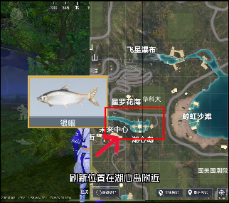 《和平精英》綠洲世界銀鲴位置分享