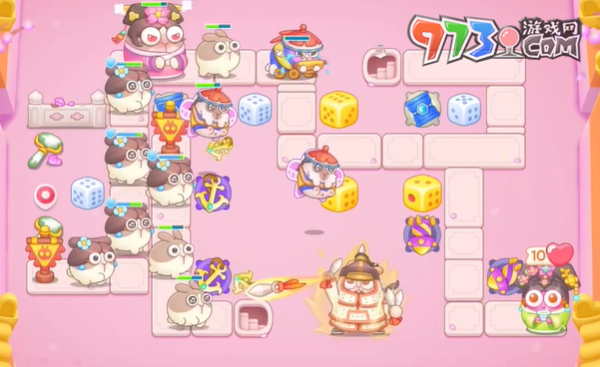 《保衛(wèi)蘿卜4秋妃傳》第113關通關攻略
